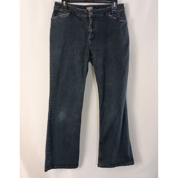 J. Jill Petite Stretch Bootcut Jeans Women’s Size 10P Blue Denim Comfort Fit - Picture 1 of 6
